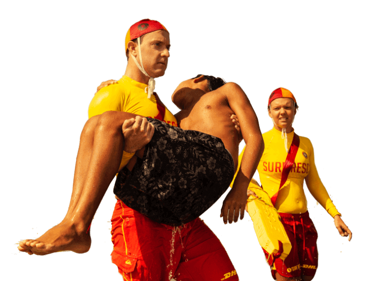 Life Savers saving a kid